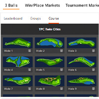 Interbet Golf Arena Course Tracker